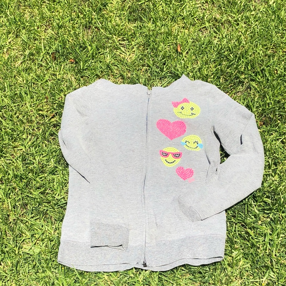 Justice Emoji Gray Jacket